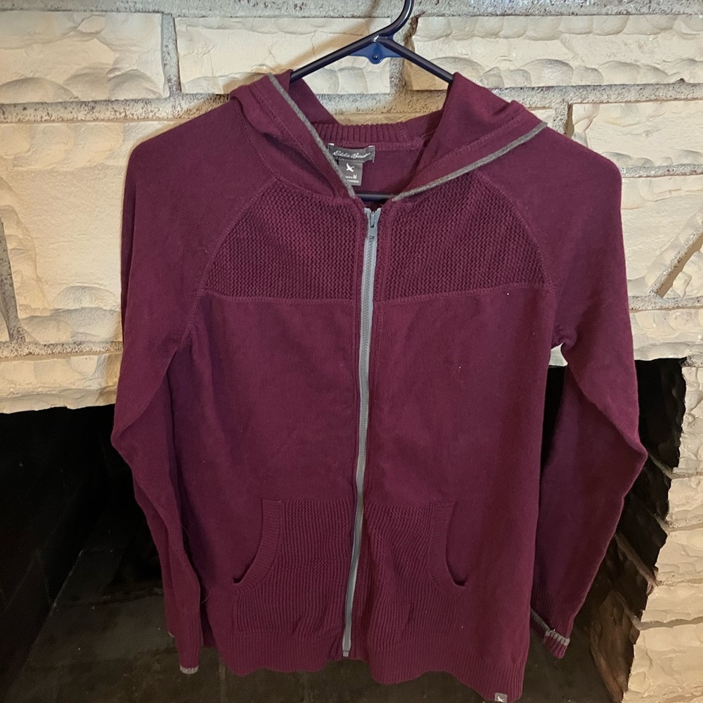 NWOT Eddie Bauer zip hoodie sweater